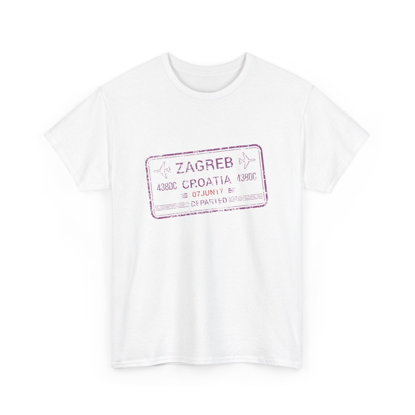 Zagreb T-Shirt aus 100 % Baumwolle