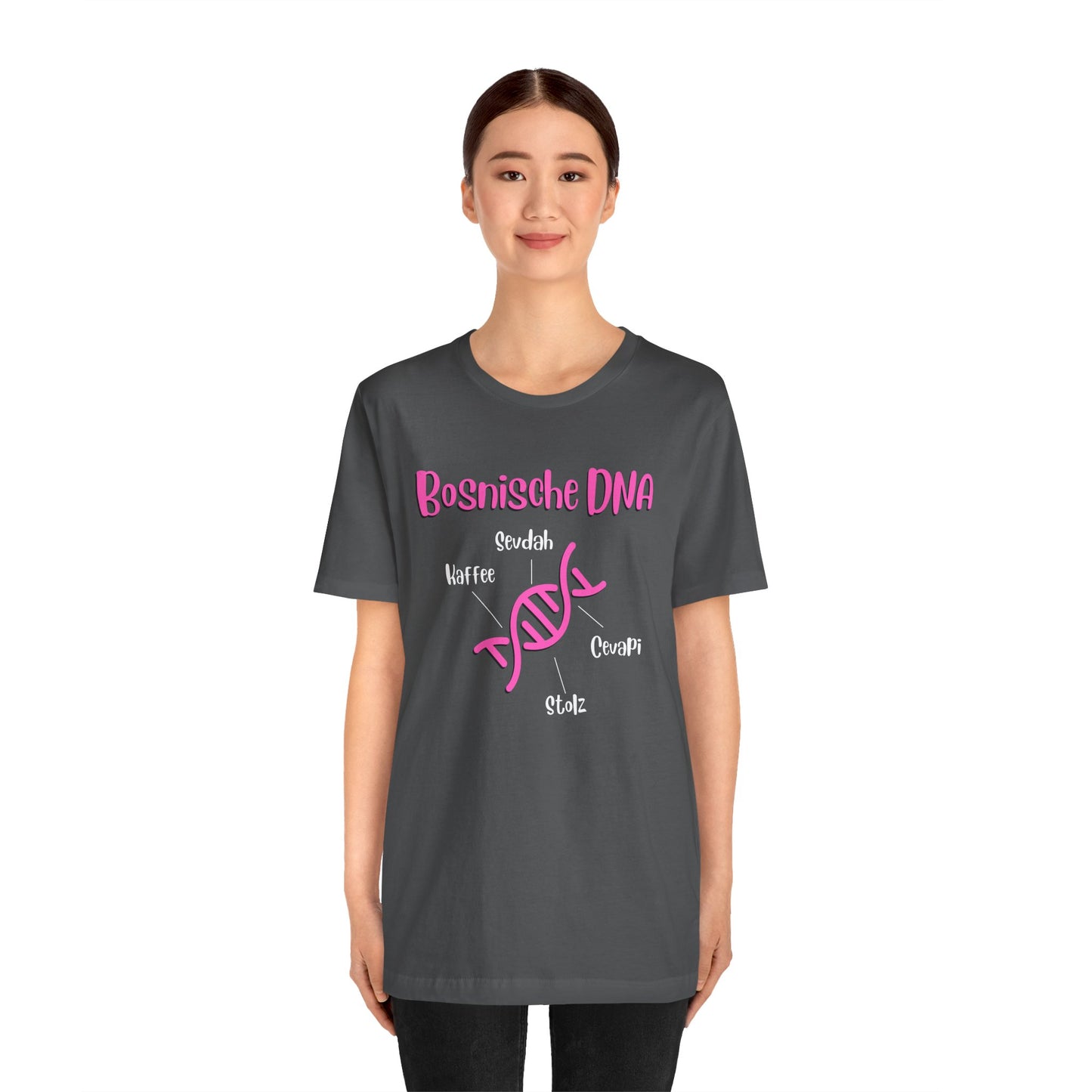 Bosnische DNA Unisex Kurzärmeliges T-Shirt