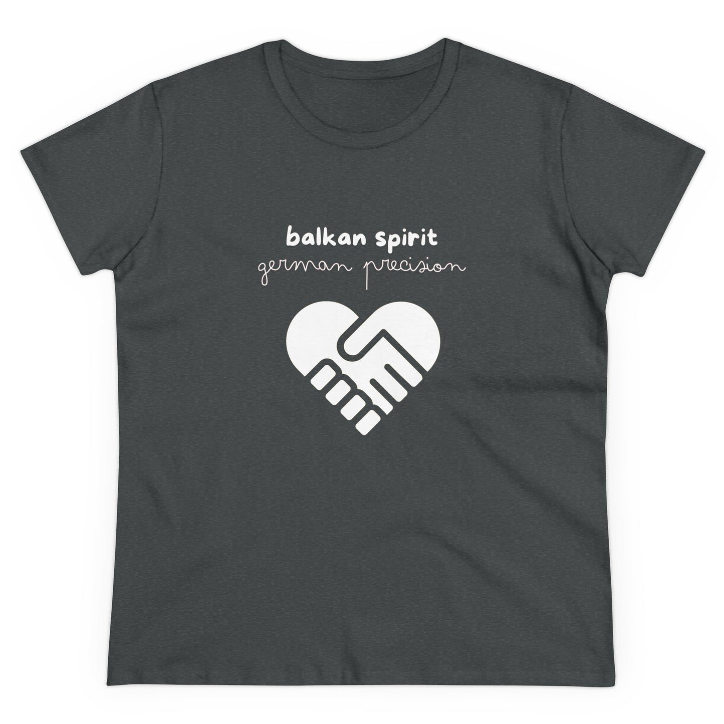 Balkan Spirit, German Precision Damen-Baumwoll-T-Shirt