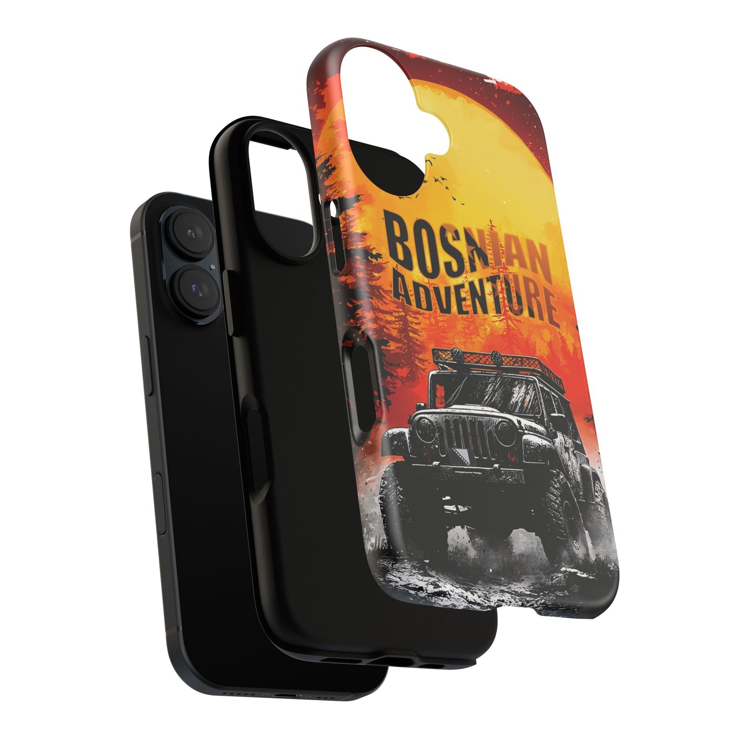 Bosnische Robuste Abenteuer-Hülle für das iPhone 16 & Samsung Galaxy Ultra