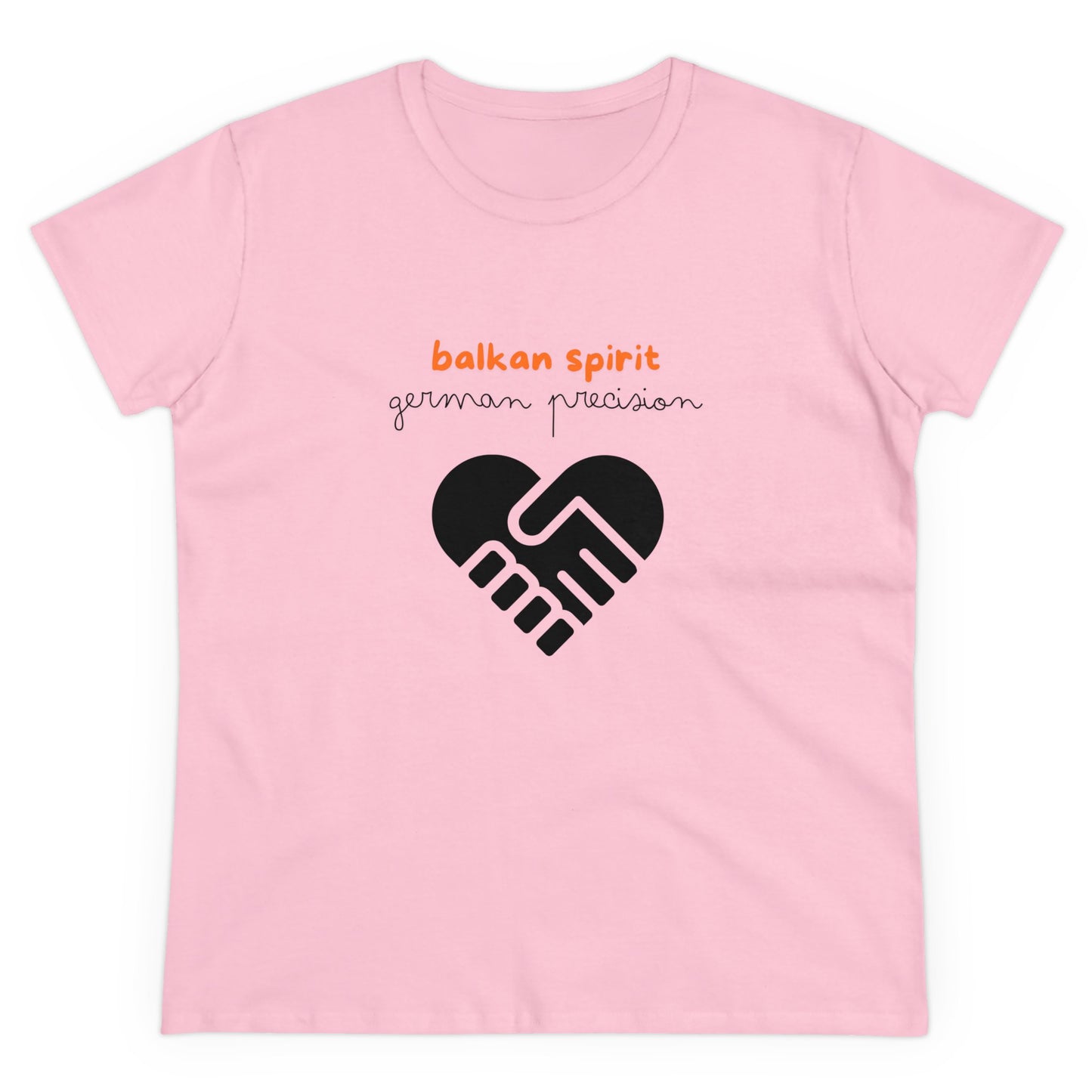 Balkan Spirit, German Precision Damen-Baumwoll-T-Shirt