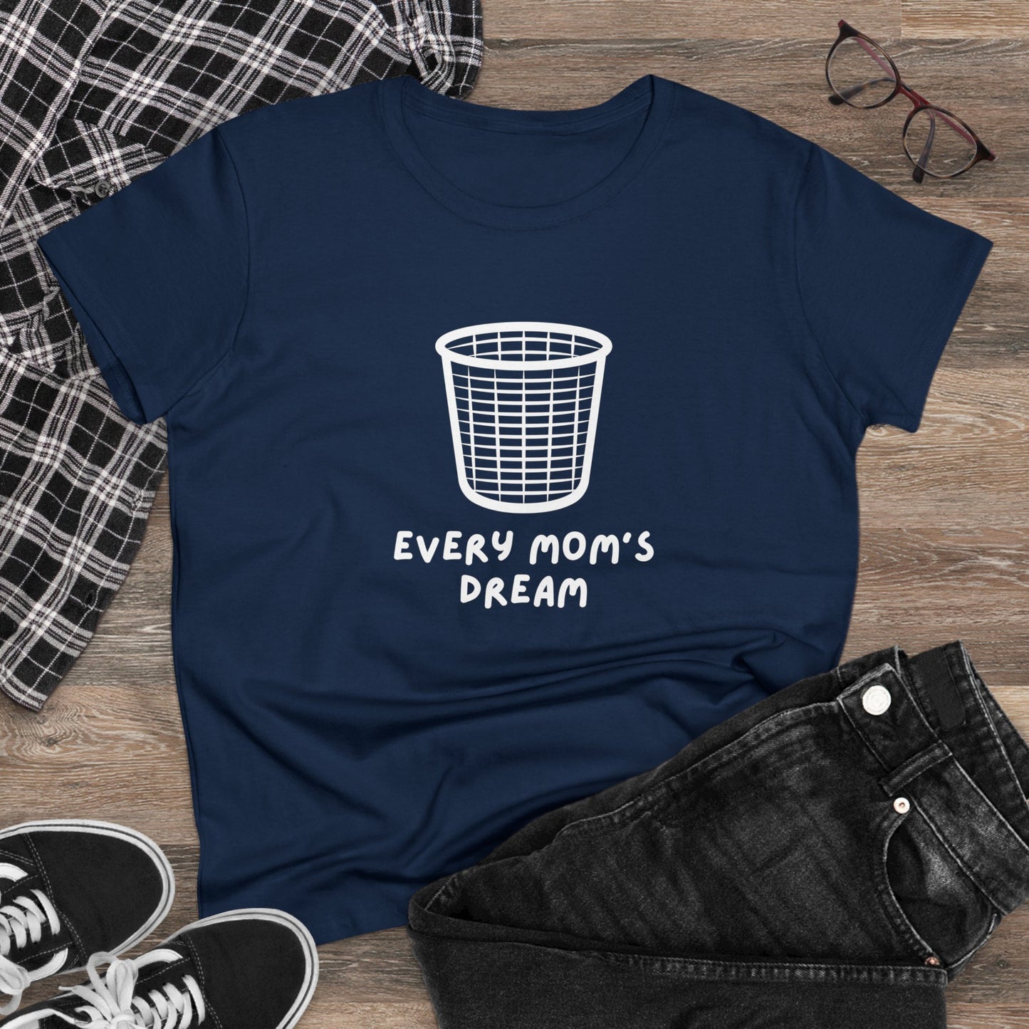 Der Traum jeder Mama mittelschweres Baumwoll-T-Shirt