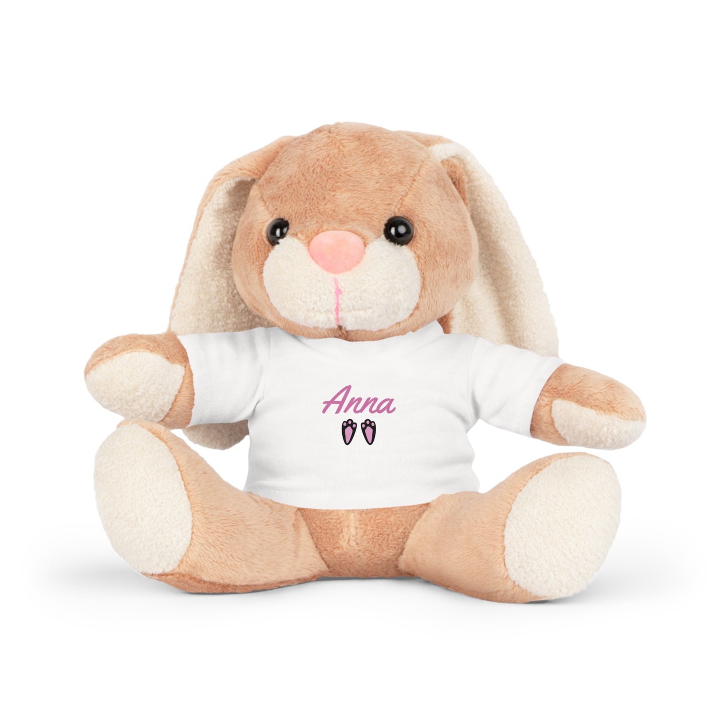 Plüsch-Babyspielzeug als Geschenk mit personalisiertem T-Shirt