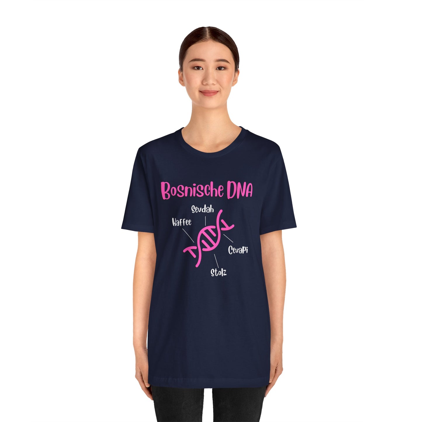 Bosnische DNA Unisex Kurzärmeliges T-Shirt
