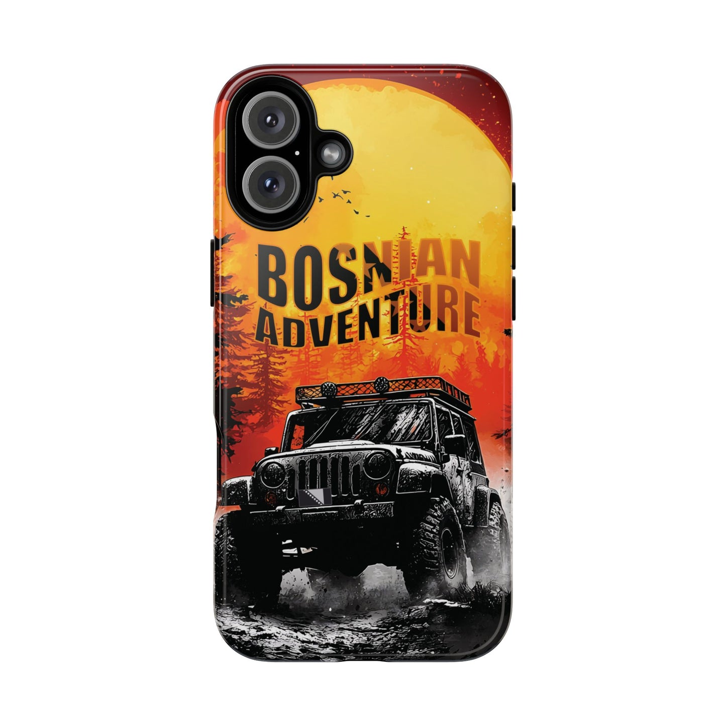 Bosnische Robuste Abenteuer-Hülle für das iPhone 16 & Samsung Galaxy Ultra