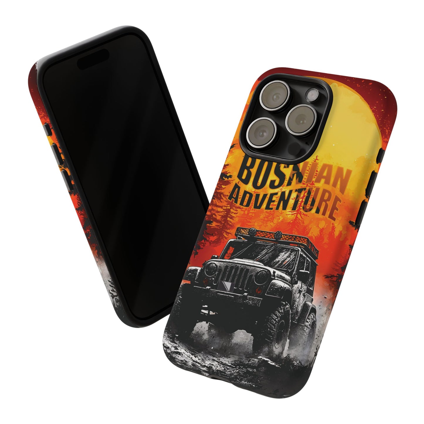 Bosnische Robuste Abenteuer-Hülle für das iPhone 16 & Samsung Galaxy Ultra