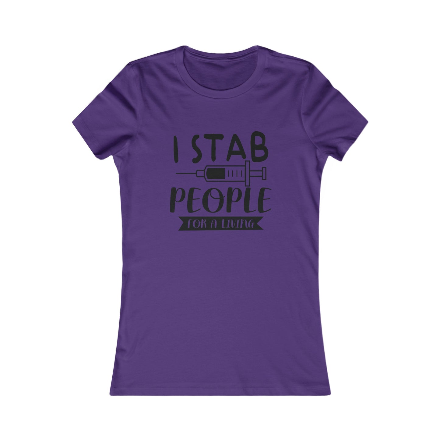 Krankenschwester Thema schlanke Passform Damen T-Shirt