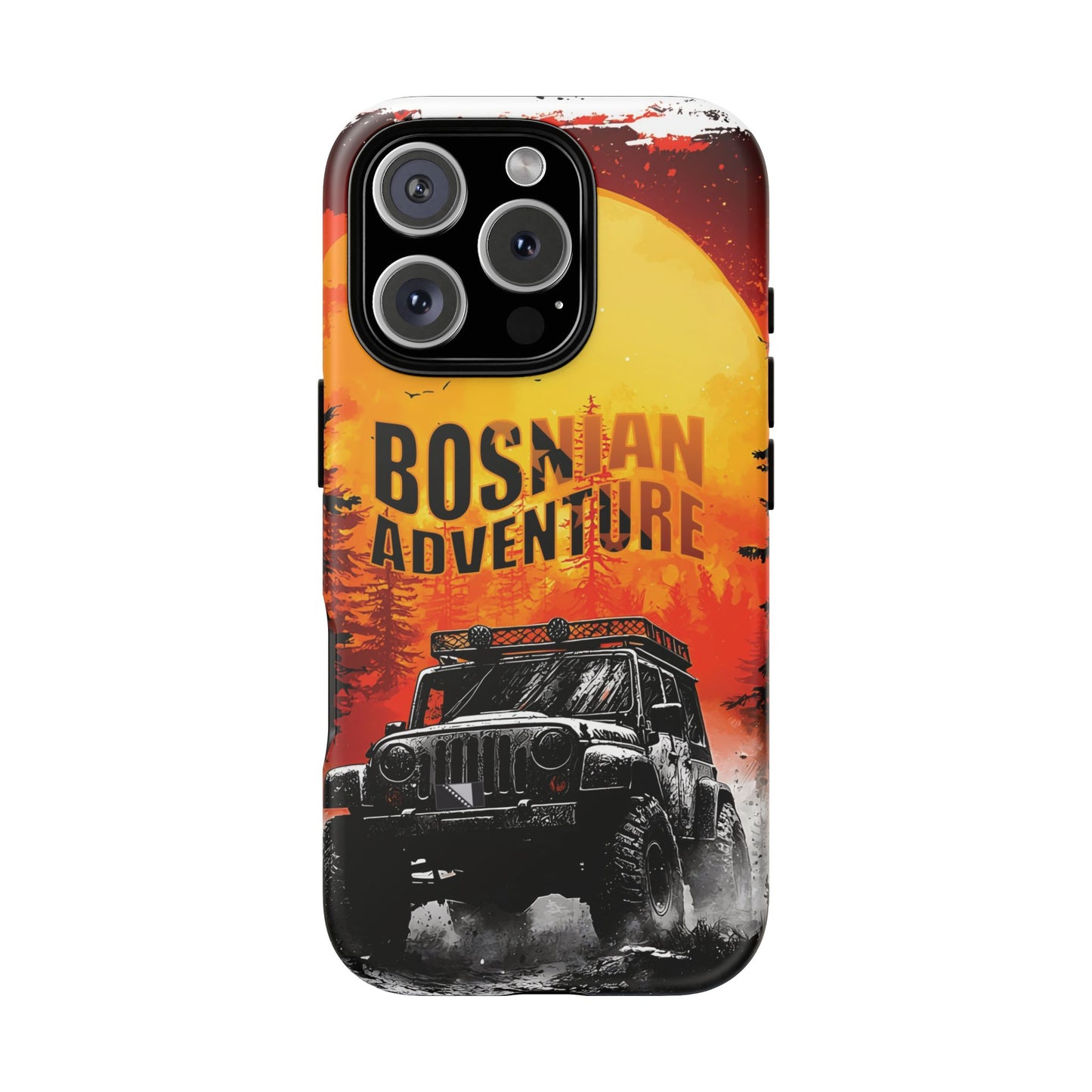 Bosnische Robuste Abenteuer-Hülle für das iPhone 16 & Samsung Galaxy Ultra