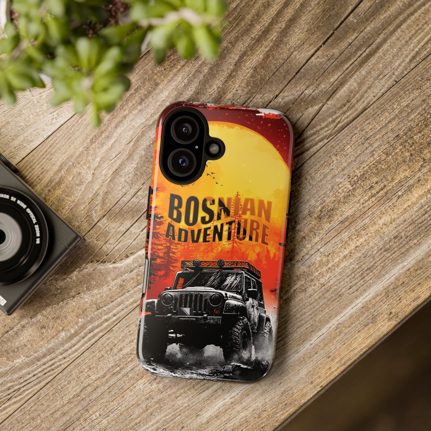 Bosnische Robuste Abenteuer-Hülle für das iPhone 16 & Samsung Galaxy Ultra