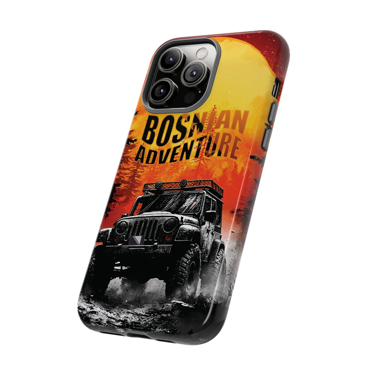 Bosnische Robuste Abenteuer-Hülle für das iPhone 16 & Samsung Galaxy Ultra