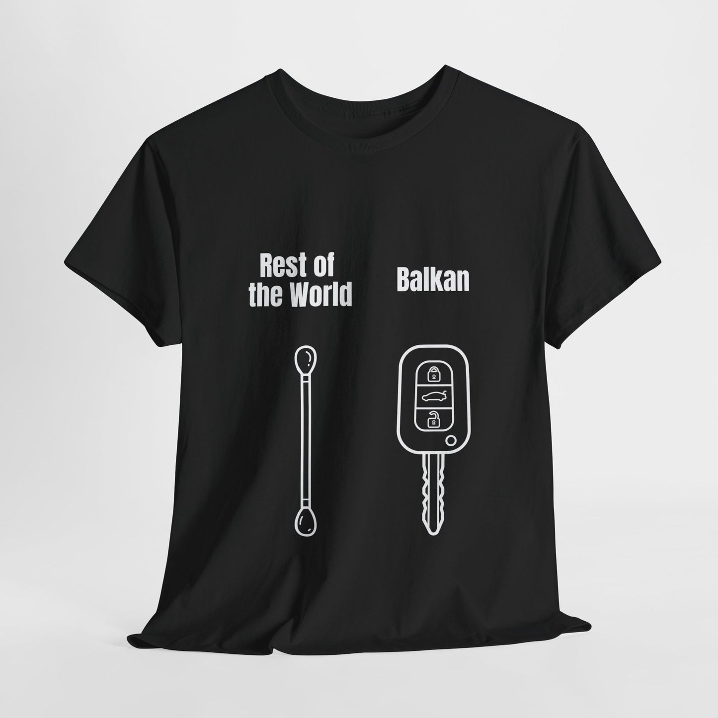 Lustiges Balkan T-Shirt Unisex Schweres Baumwoll-T-Shirt