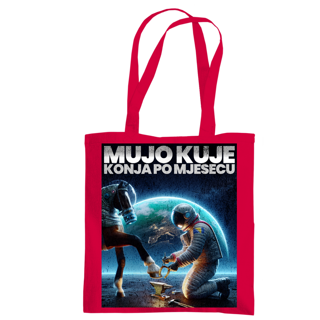Tragetasche (Tote Bag) Mujo kuje konja po mjesecu