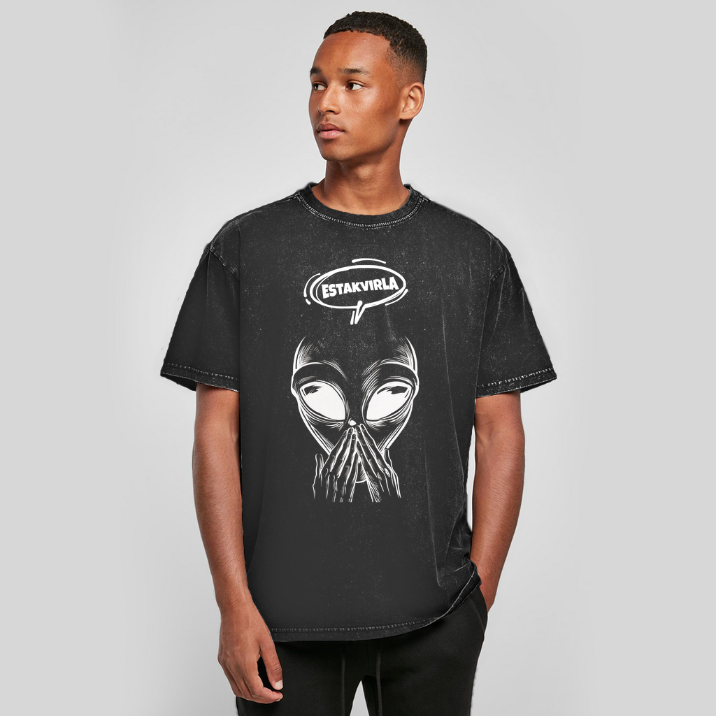 Estakvirlah Oversize Washed T-Shirt