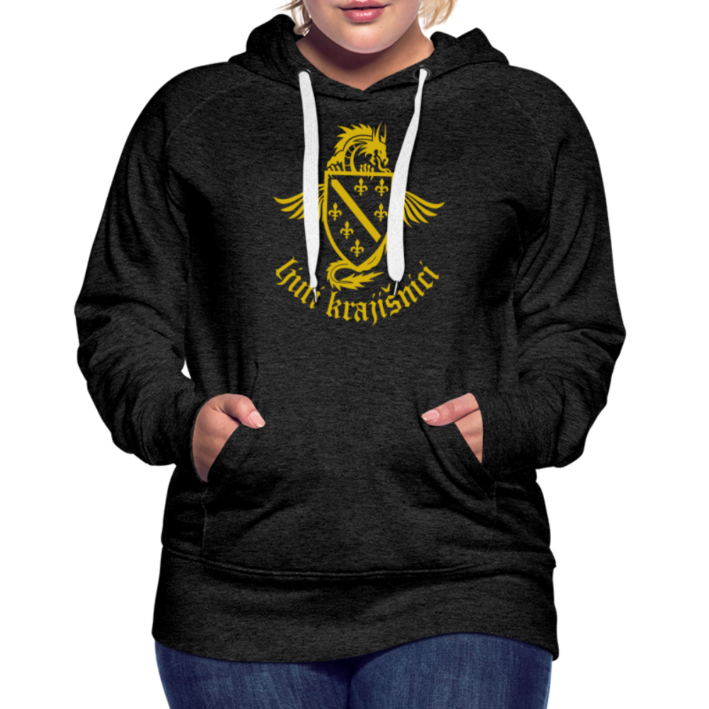 Ljuti Krajisnici Damen Premium Kapuzenpullover - Anthrazit