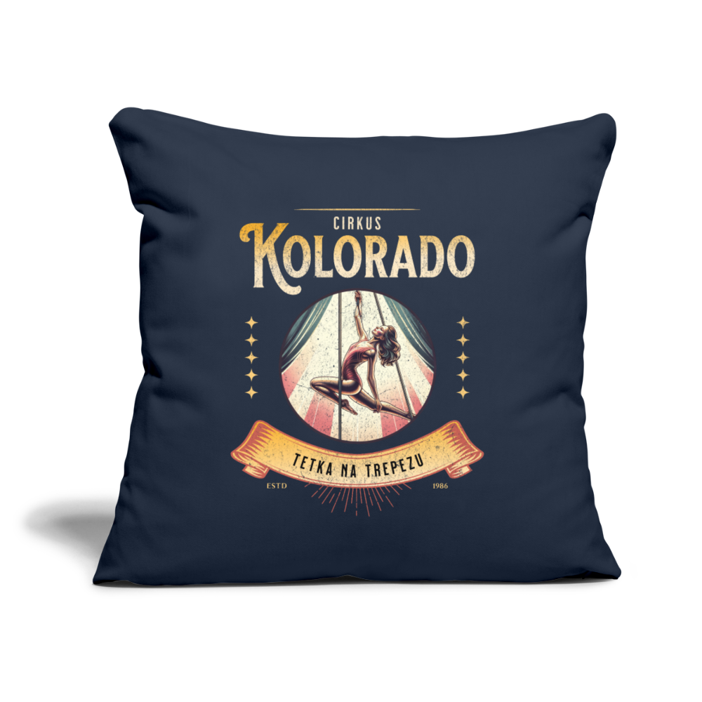 Circus Kolorado Sofakissen mit Füllung 44 x 44 cm - Navy