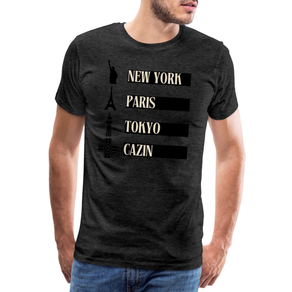 Cazin Herren Premium T-Shirt - Anthrazit