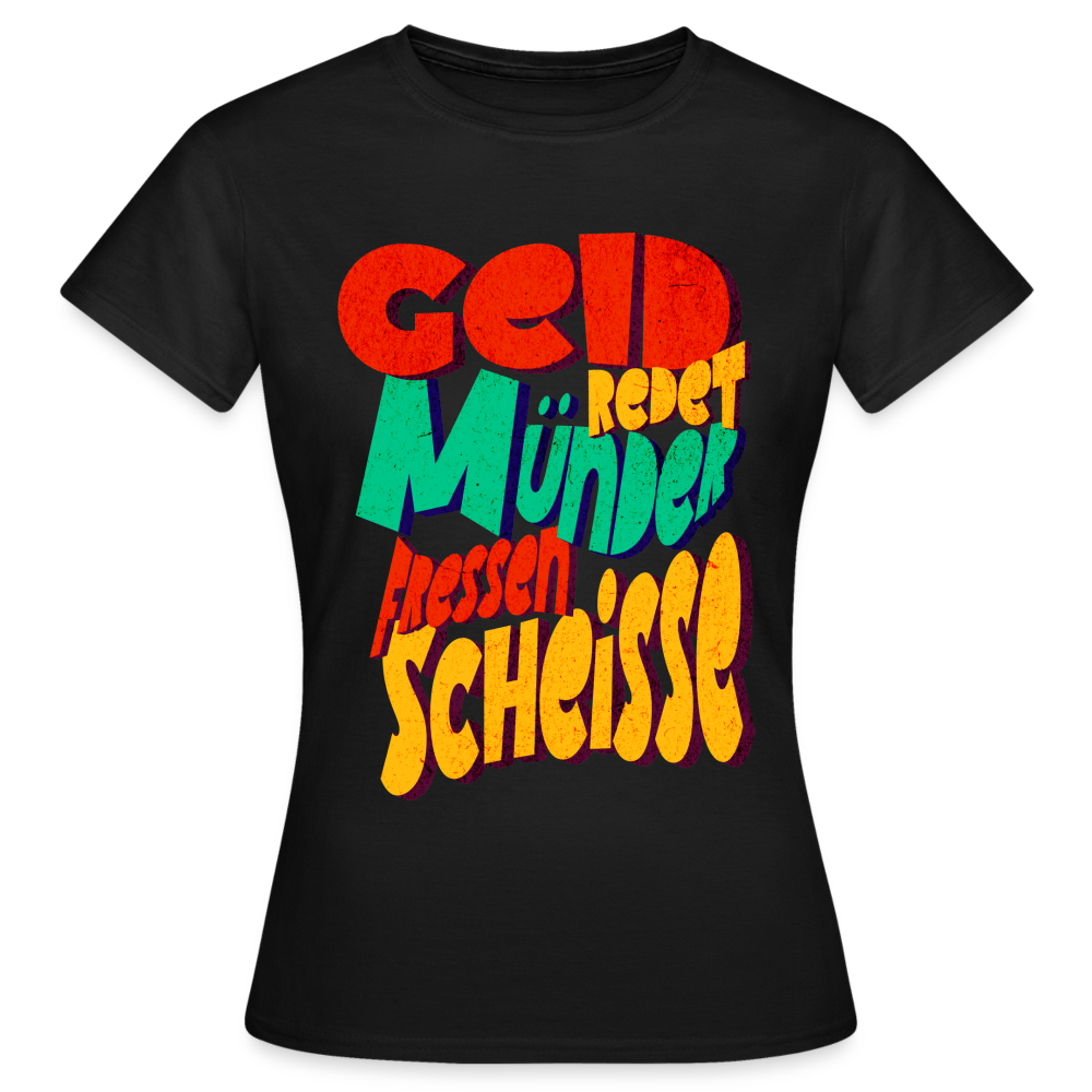 Geld Frauen T-Shirt - Schwarz