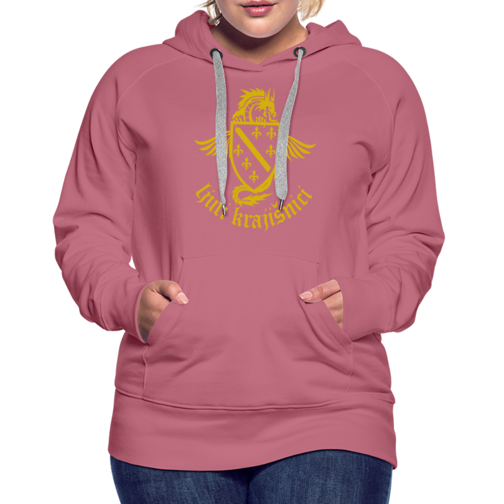Ljuti Krajisnici Damen Premium Kapuzenpullover - Malve