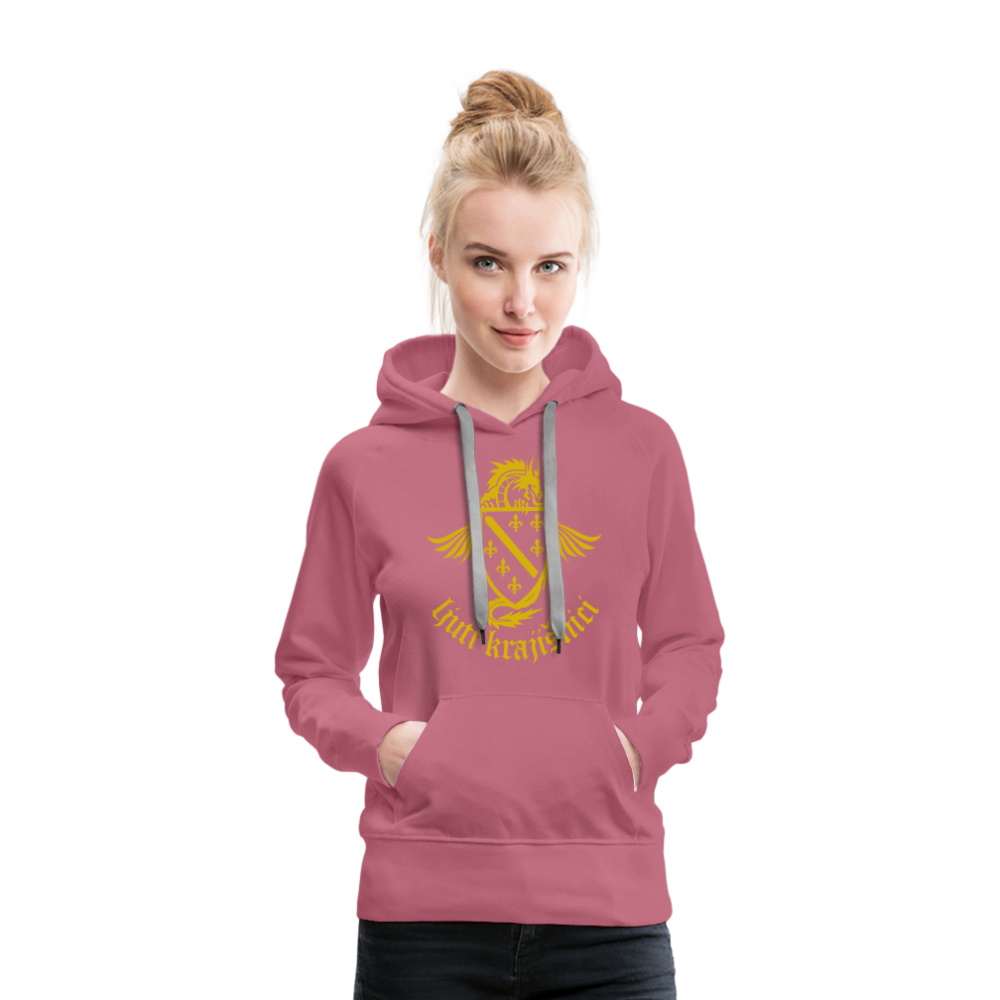 Ljuti Krajisnici Damen Premium Kapuzenpullover - Malve