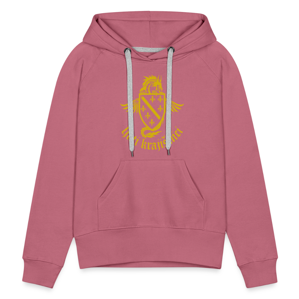 Ljuti Krajisnici Damen Premium Kapuzenpullover - Malve