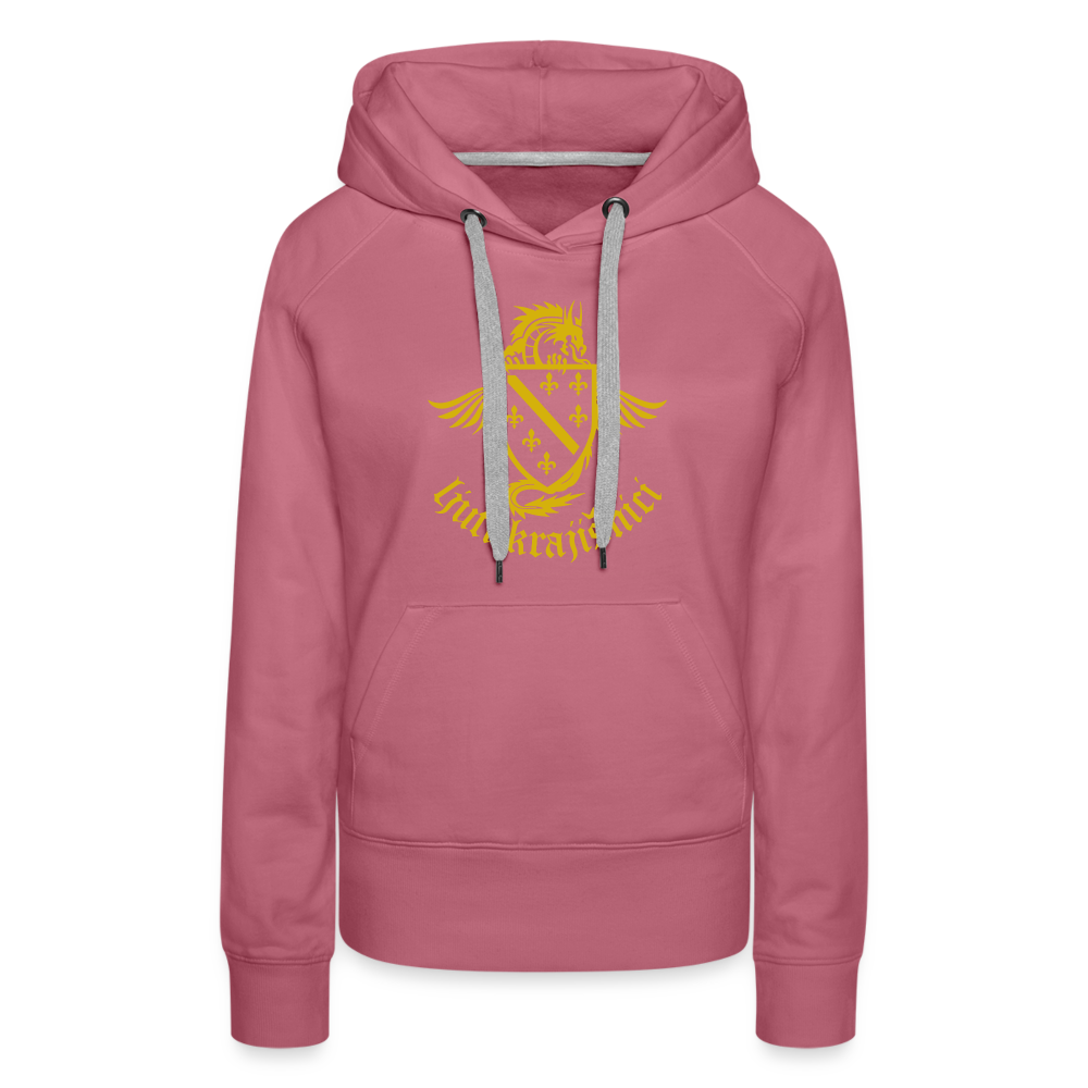 Ljuti Krajisnici Damen Premium Kapuzenpullover - Malve