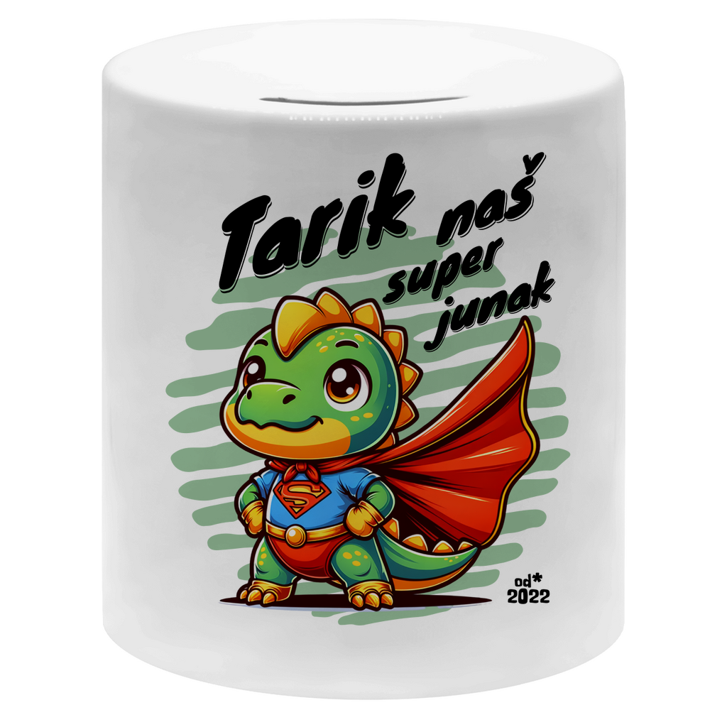 Personalisierte Kinder Gecko Spardose