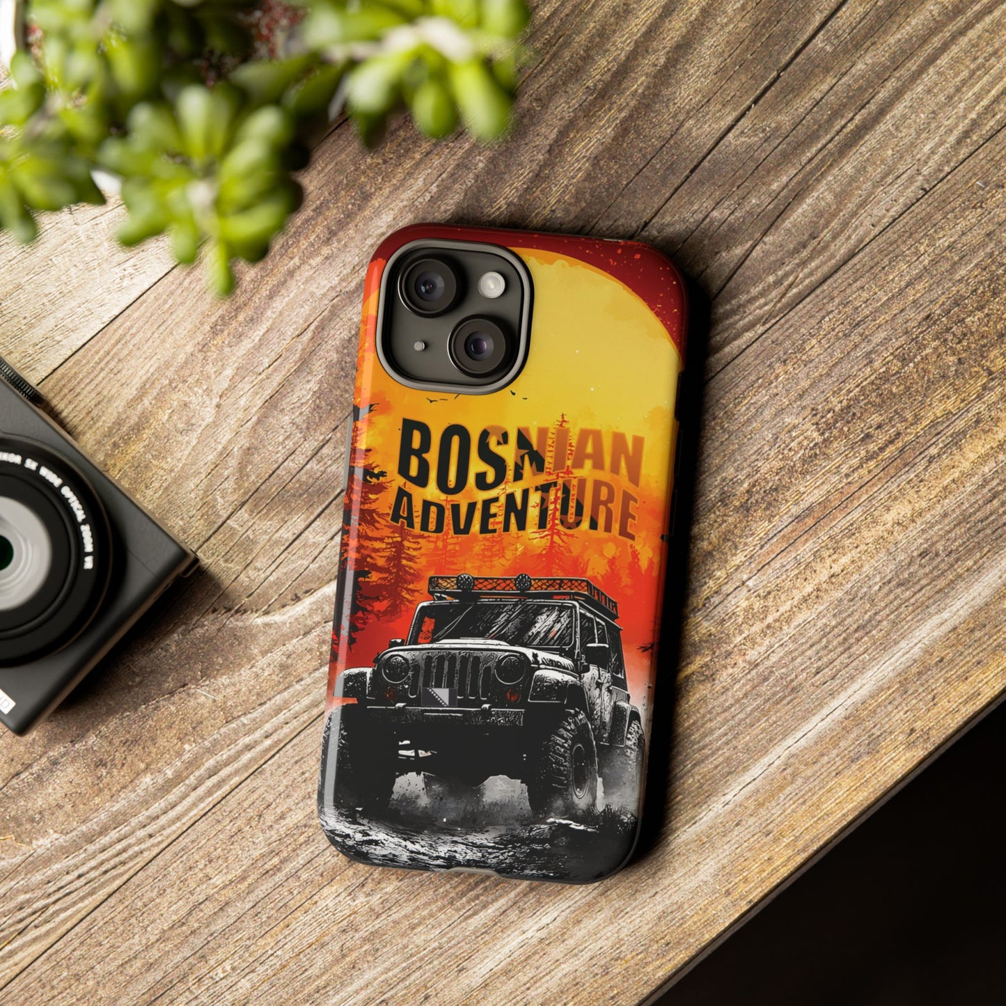 Bosnische Robuste Abenteuer-Hülle für das iPhone 16 & Samsung Galaxy Ultra