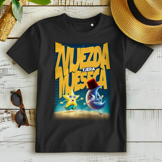 Zvijezda tjera mjeseca Damen Premium Bio T-Shirt