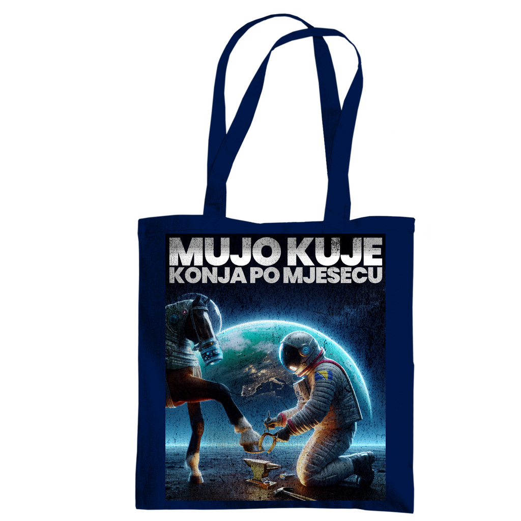 Tragetasche (Tote Bag) Mujo kuje konja po mjesecu