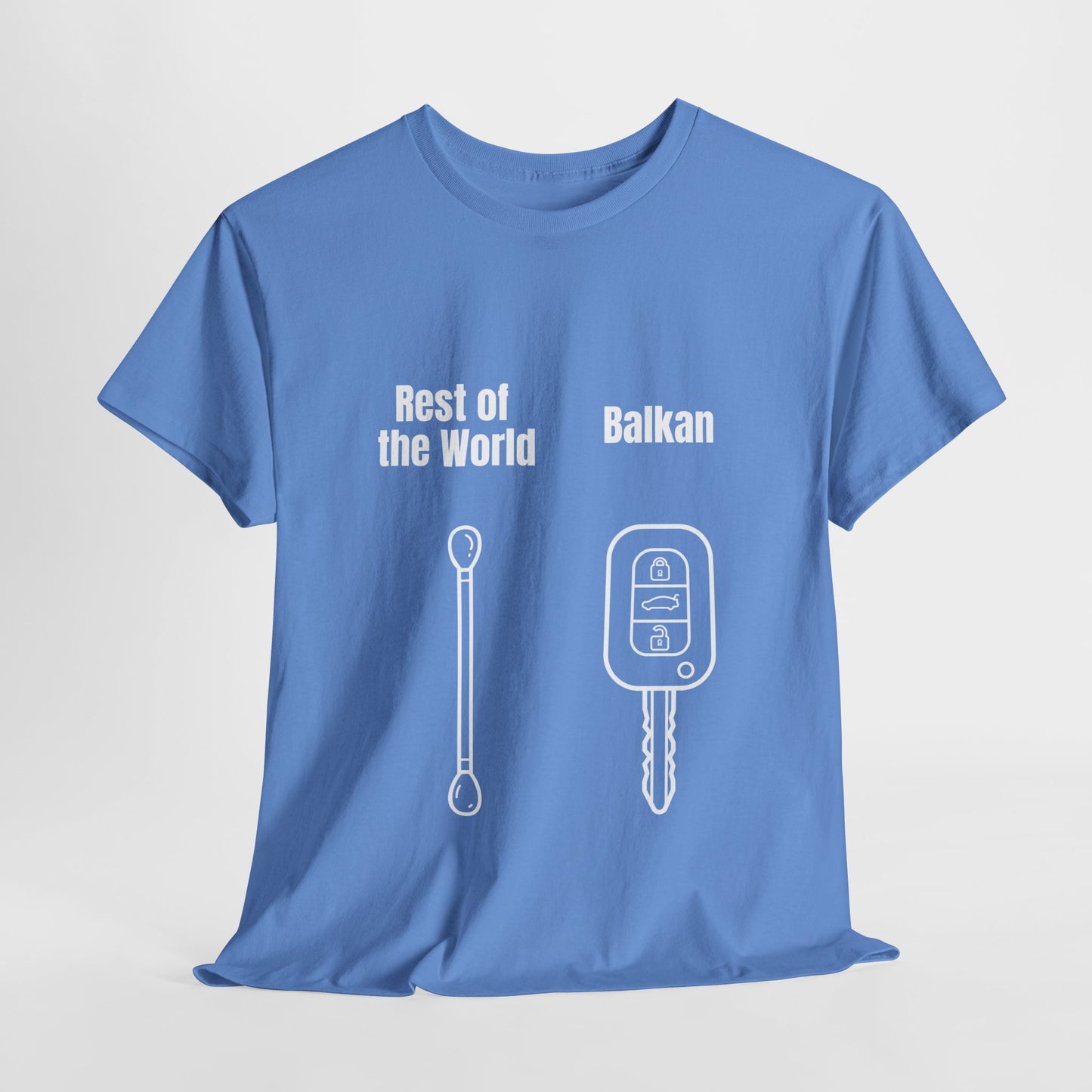 Lustiges Balkan T-Shirt Unisex Schweres Baumwoll-T-Shirt