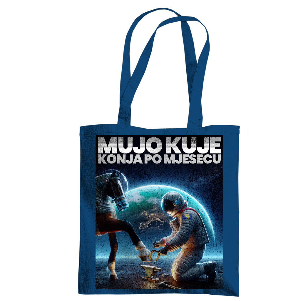 Tragetasche (Tote Bag) Mujo kuje konja po mjesecu