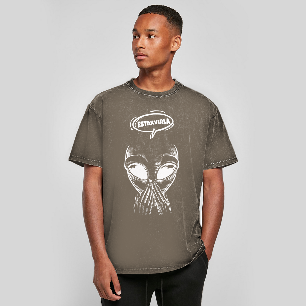 Estakvirlah Oversize Washed T-Shirt
