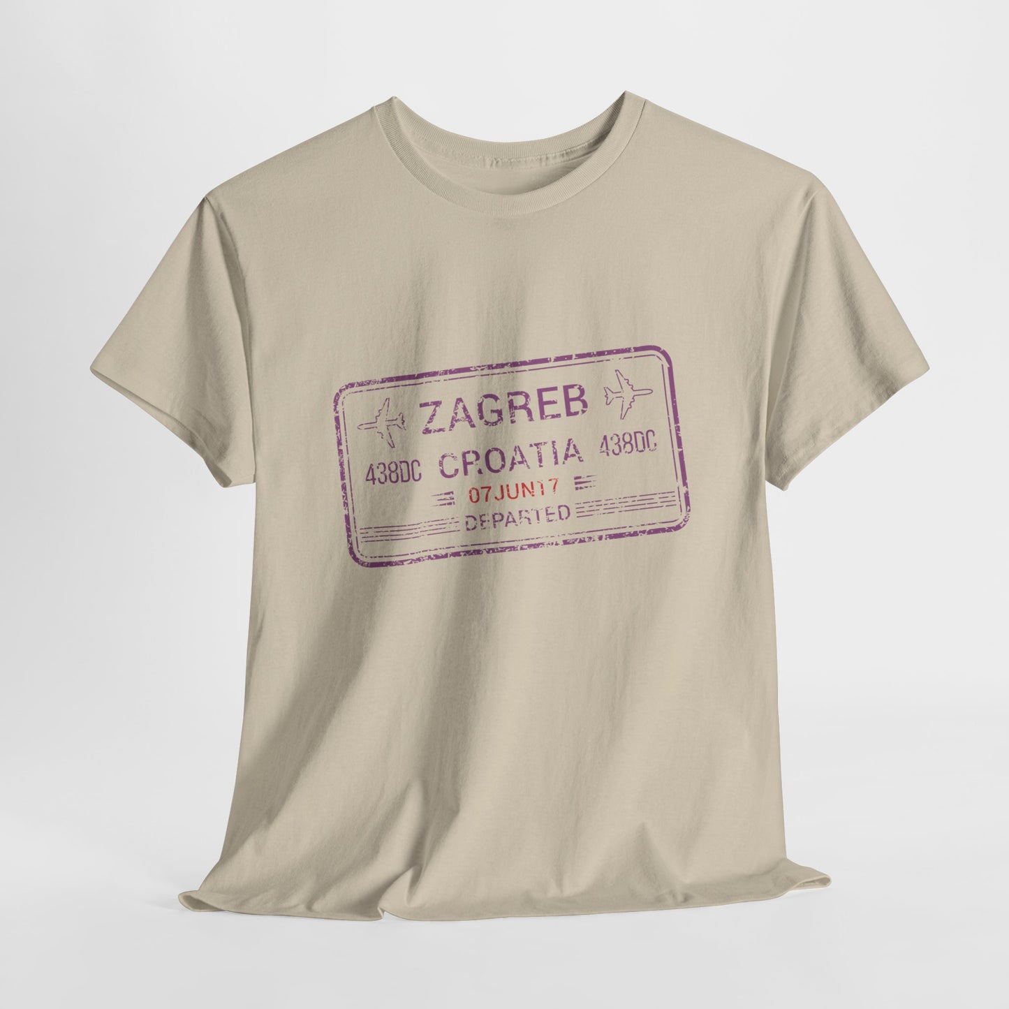 Zagreb T-Shirt aus 100 % Baumwolle