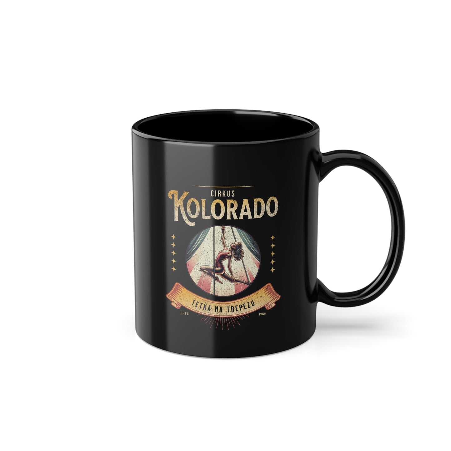 Circus Kolorado Schwarze Tassekaffee