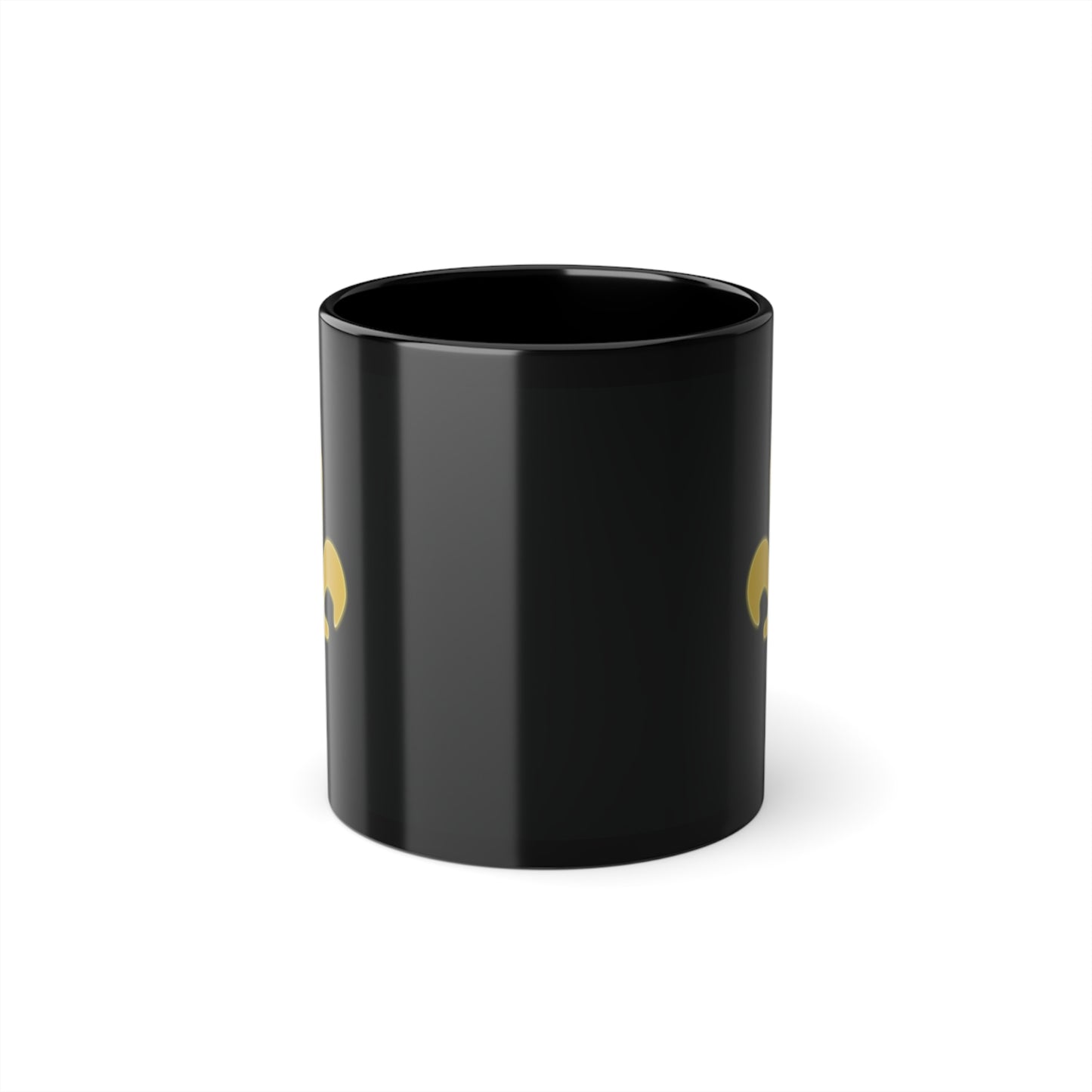 Bosnische Lilie schwarz Kaffeebecher, 0,33 L