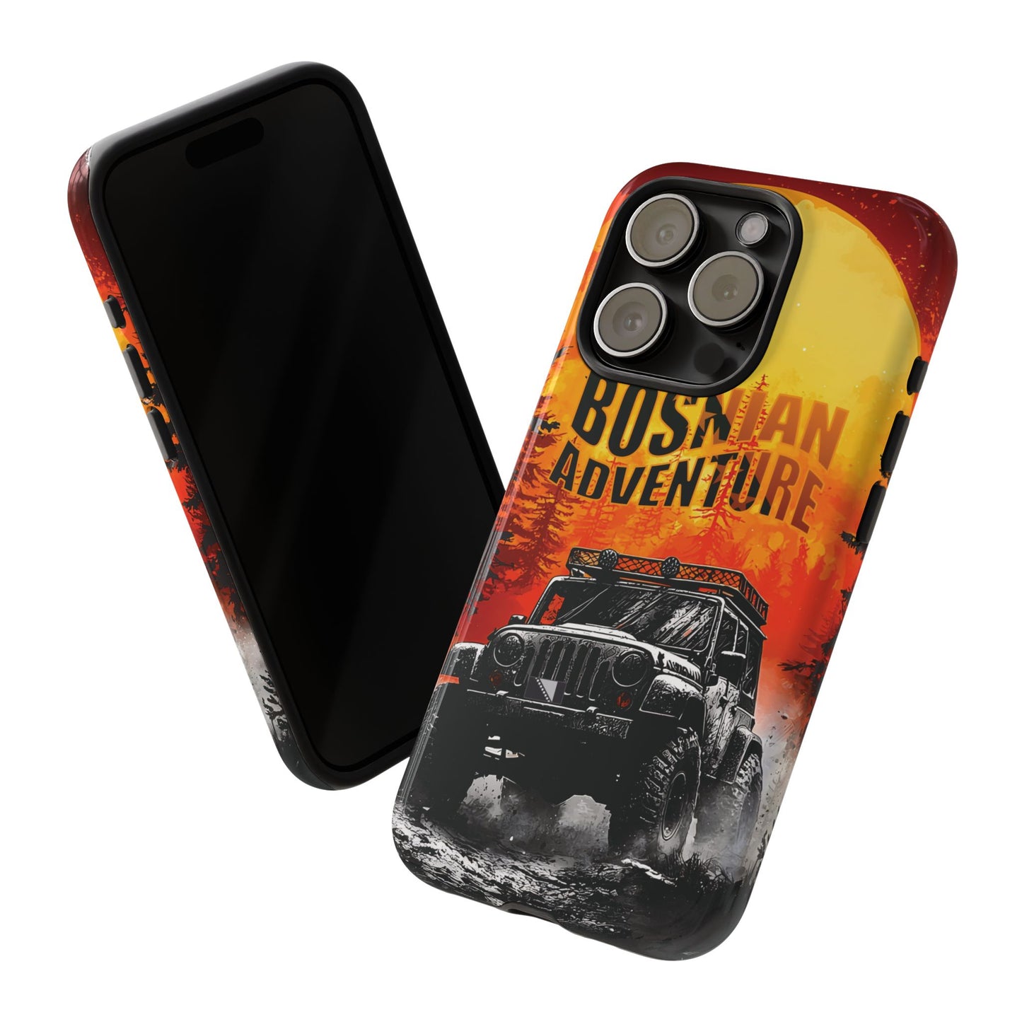 Bosnische Robuste Abenteuer-Hülle für das iPhone 16 & Samsung Galaxy Ultra