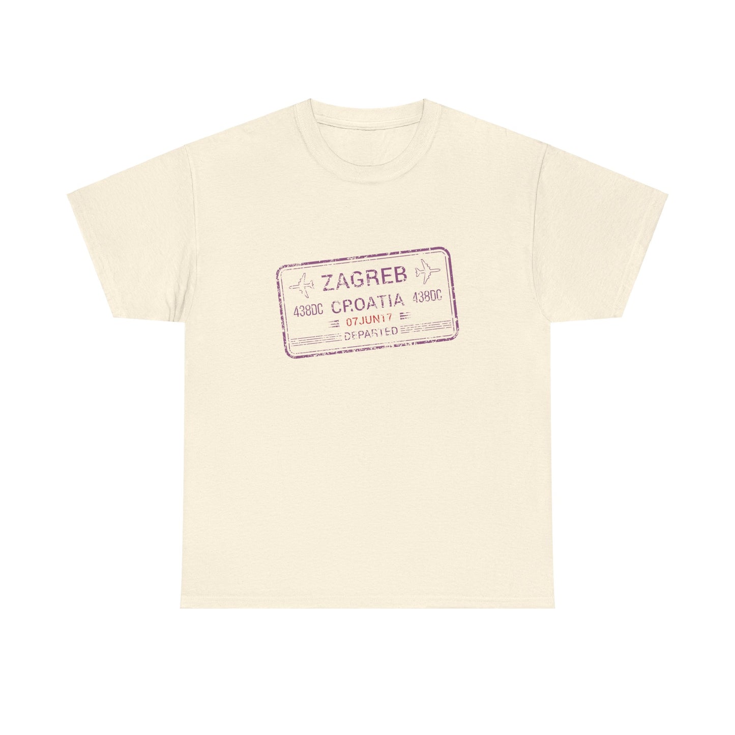 Zagreb T-Shirt aus 100 % Baumwolle