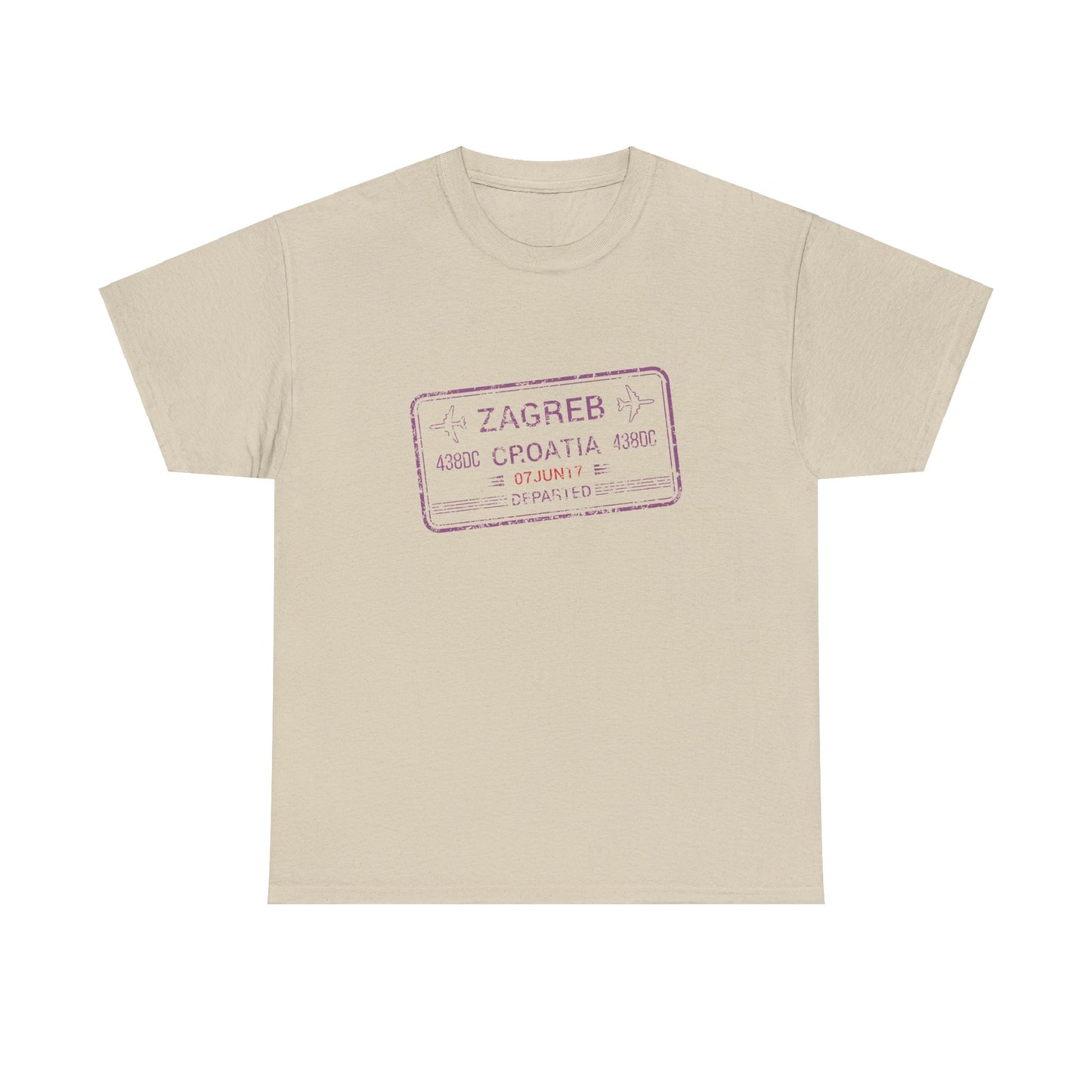 Zagreb T-Shirt aus 100 % Baumwolle