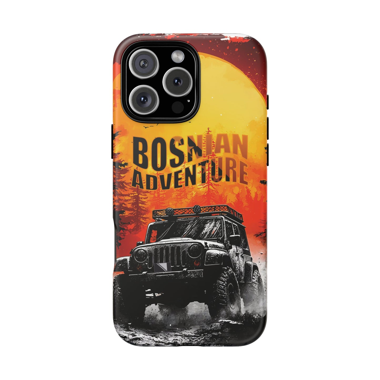Bosnische Robuste Abenteuer-Hülle für das iPhone 16 & Samsung Galaxy Ultra