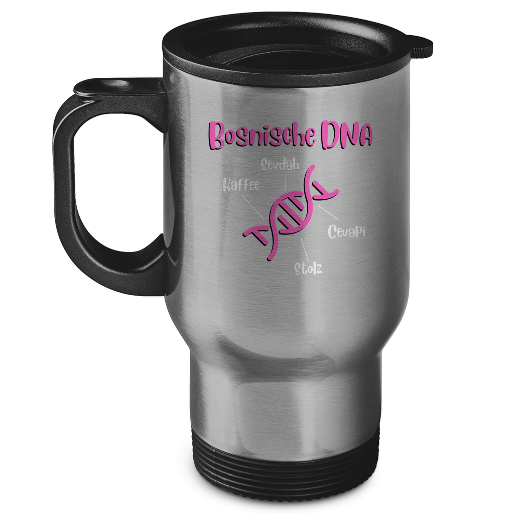 Bosnische DNA Edelstahl-Trinkflasche