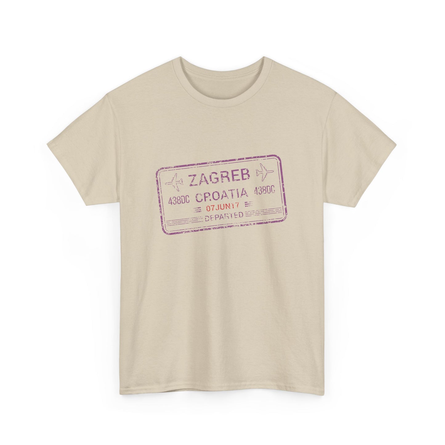 Zagreb T-Shirt aus 100 % Baumwolle