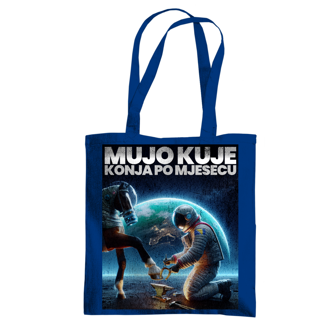 Tragetasche (Tote Bag) Mujo kuje konja po mjesecu