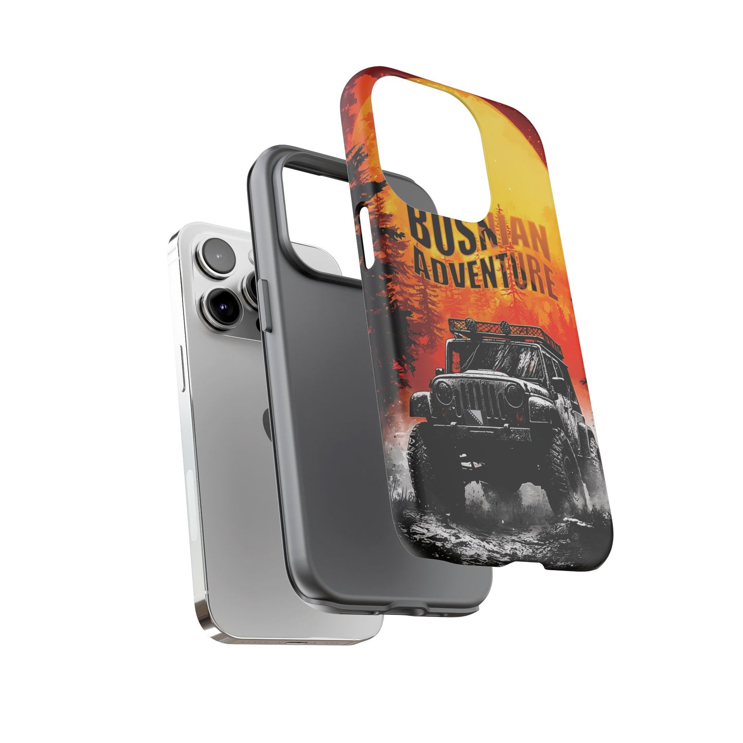 Bosnische Robuste Abenteuer-Hülle für das iPhone 16 & Samsung Galaxy Ultra