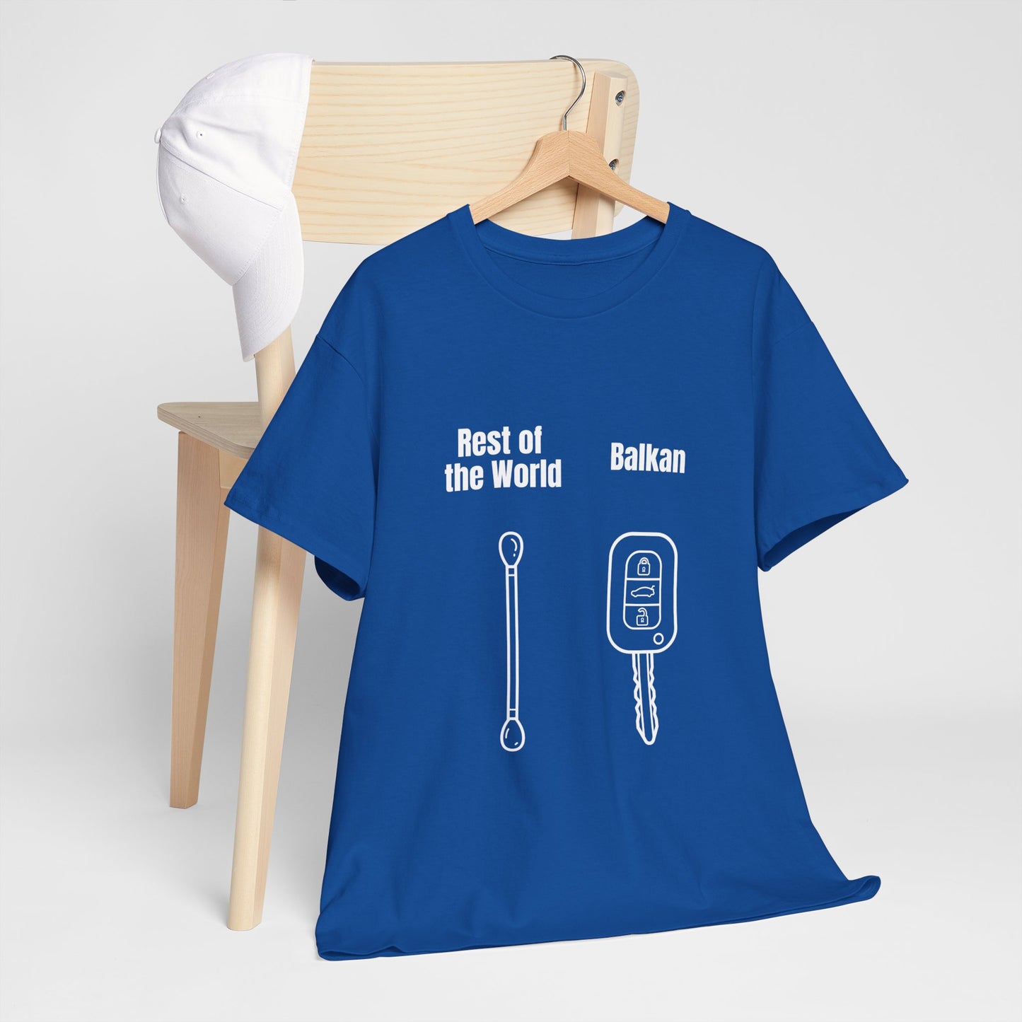 Lustiges Balkan T-Shirt Unisex Schweres Baumwoll-T-Shirt
