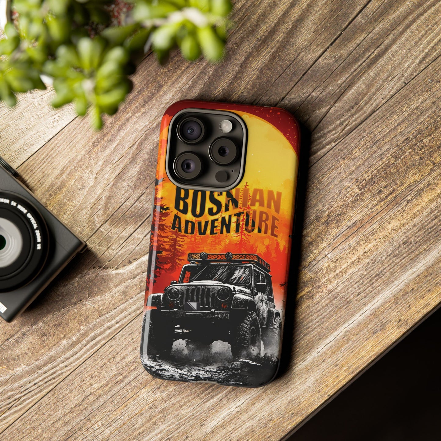 Bosnische Robuste Abenteuer-Hülle für das iPhone 16 & Samsung Galaxy Ultra