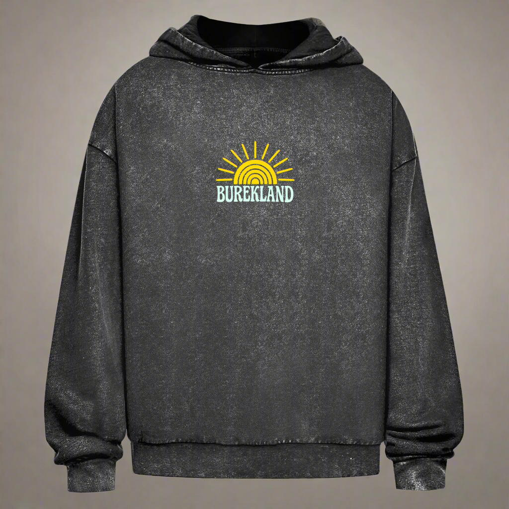 Oversize Washed Hoodie Smell of Burek