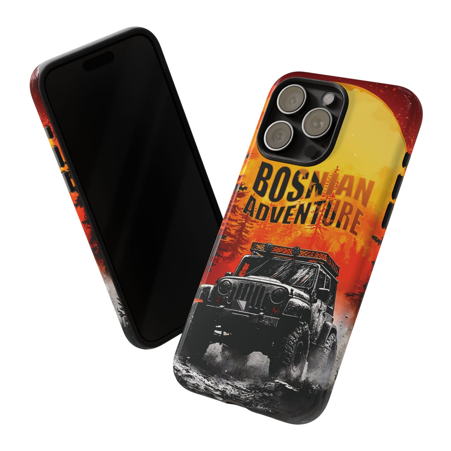 Bosnische Robuste Abenteuer-Hülle für das iPhone 16 & Samsung Galaxy Ultra