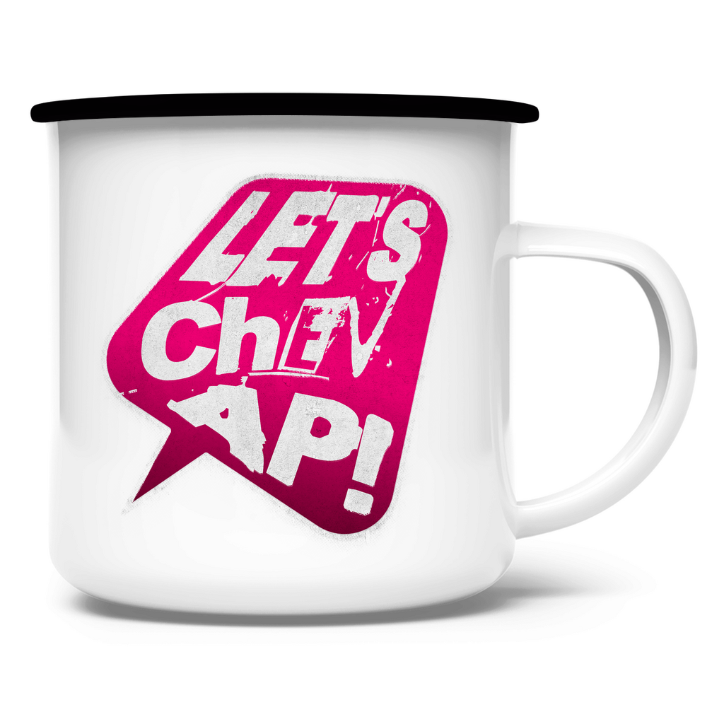 Emaille Tasse Lets chevap