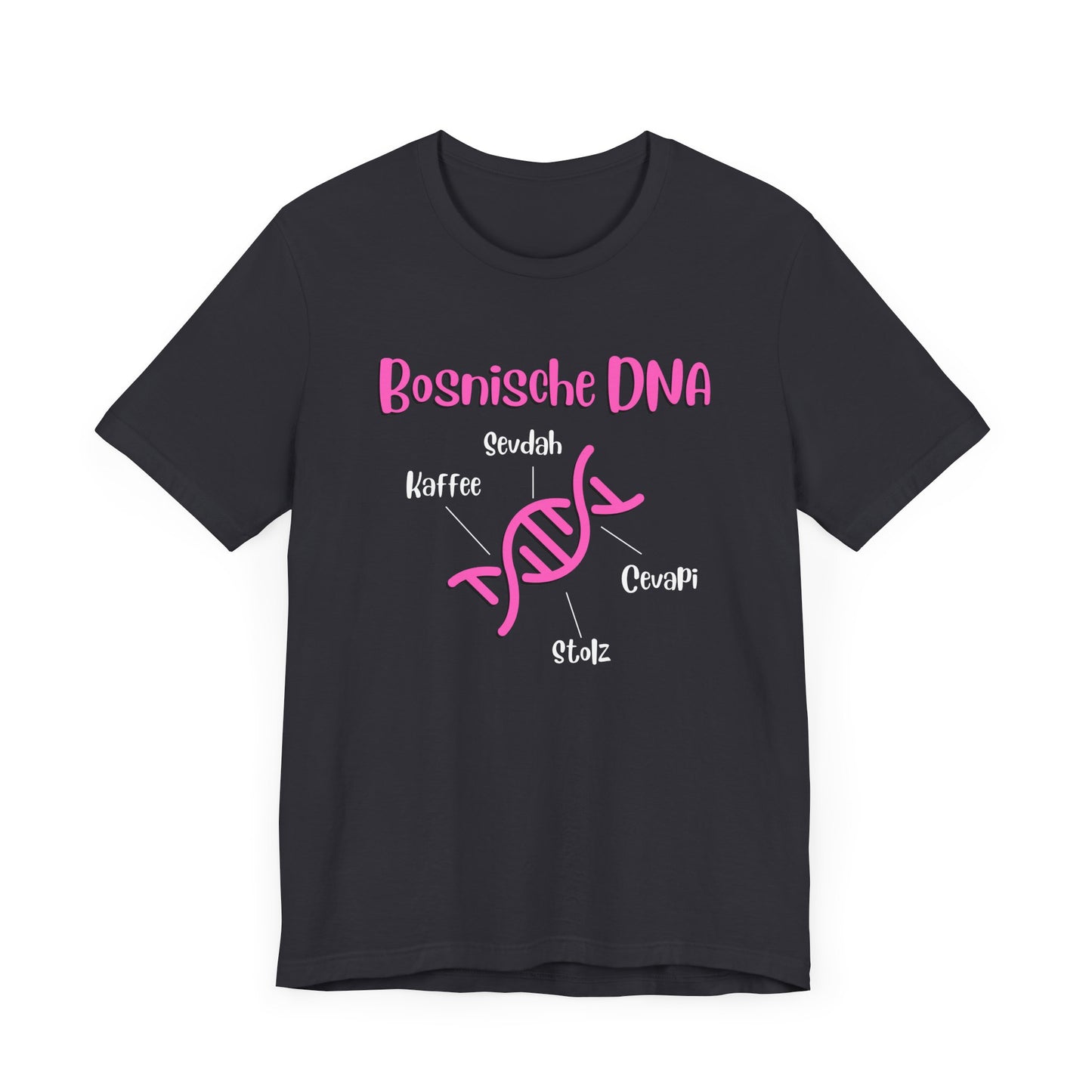 Bosnische DNA Unisex Kurzärmeliges T-Shirt