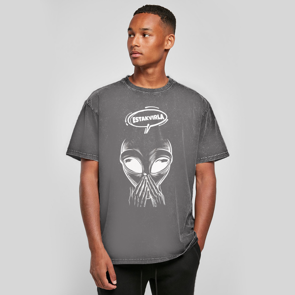 Estakvirlah Oversize Washed T-Shirt